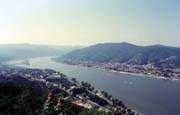 Visegrád, widok na Dunaj z zamku